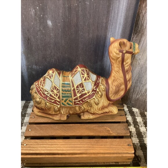 Hawthorne Village Thomas Kinkade Nativity "Seated Camel" Sculpture Figurine 2002 - Picture 7 of 12